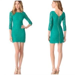 DVF Emerald Green Zarita Dress